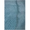 Tapis de salon Shores Blue Nile en coton et polyester