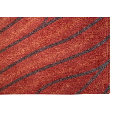 Tapis de salon moderne rouge orangé Shores Orinoco Flow Tapis de salon moderne rouge orangé Shores Orinoco Flow
