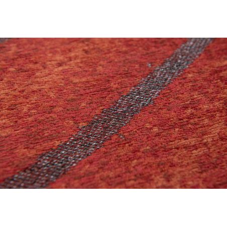 Tapis de bureau haut de gamme rouge orangé par Louis de Poortere Tapis de bureau haut de gamme rouge orangé par Louis de Poortere