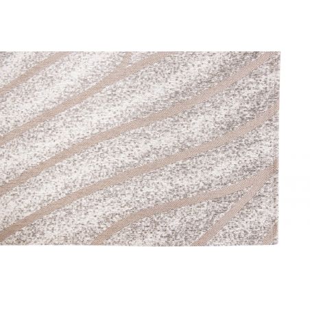 Tapis de salon moderne blanc Shores Amazon Mud Tapis de salon moderne blanc Shores Amazon Mud