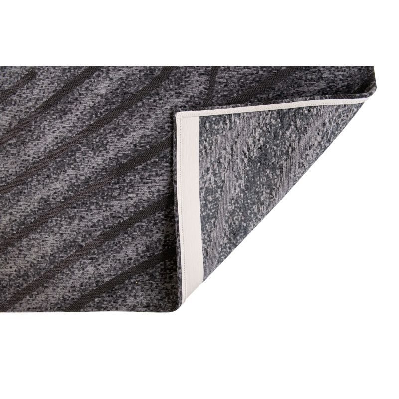 Tapis de salon design gris anthracite par Louis de Poortere