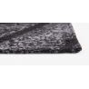 Tapis facile d'entretien en fibre naturelle noire