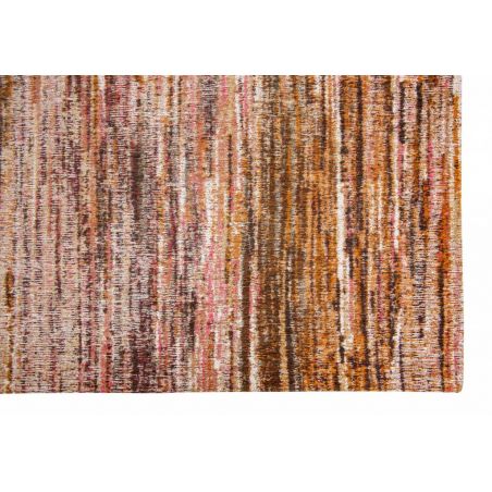 Tapis facile d'entretien en coton multicolore rouge Tapis facile d'entretien en coton multicolore rouge