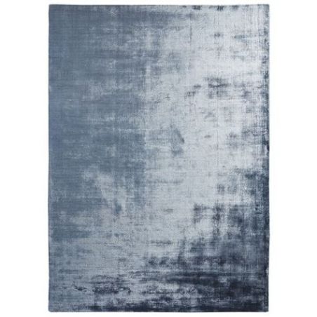 Tapis Salon en Viscose Bleu Shine Tapis Salon en Viscose Bleu Shine