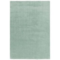 Tapis de bureau design Bel-Air vert d'eau en laine et viscose