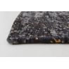 Tapis de salon Jacob's Ladder Gris anthracite et jaune en coton et polyester