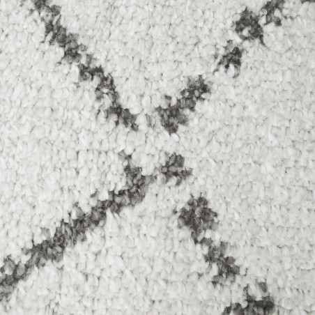 Tapis de chambre Nomad Blanc et Gris Tapis de chambre Nomad Blanc et Gris
