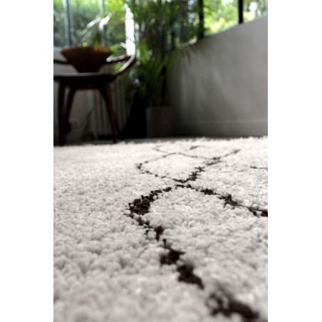 Tapis de chambre berbère Fez écru Tapis de chambre berbère Fez écru