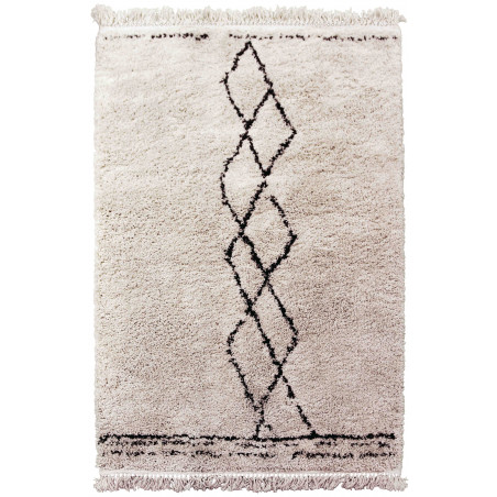 Tapis de chambre berbère Fez écru Tapis de chambre berbère Fez écru