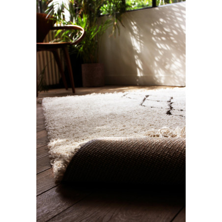 Tapis de chambre berbère Fez écru Tapis de chambre berbère Fez écru