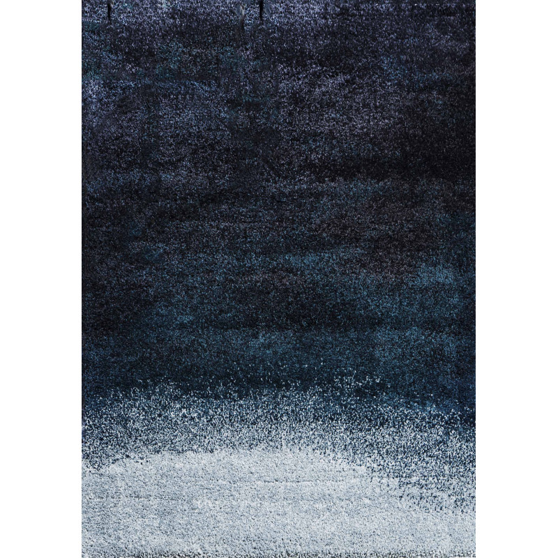 Tapis de chambre Tie and Dye Bleu - AFKliving