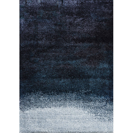 Tapis de chambre Tie and Dye Bleu