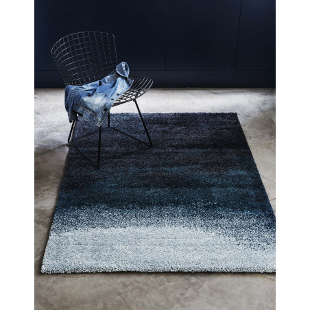 Tapis de chambre Tie and Dye Bleu Tapis de chambre Tie and Dye Bleu