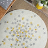 Tapis chambre Enfant Rond Nova Jaune Tapis chambre Enfant Rond Nova Jaune