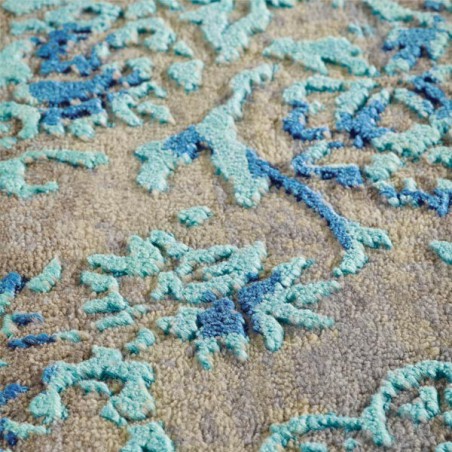 Tapis de luxe Héritage bleu laine par Angelo Tapis de luxe Héritage bleu laine par Angelo