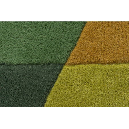 Tapis coloré Rond en pure Laine Multicolore Prism Tapis coloré Rond en pure Laine Multicolore Prism