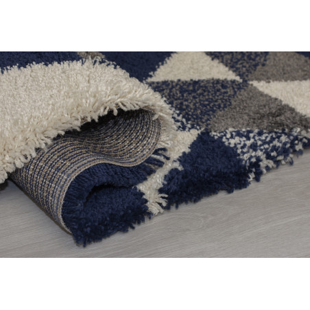 Tapis de salon Géométrique Dakari Nuru Navy Tapis de salon Géométrique Dakari Nuru Navy