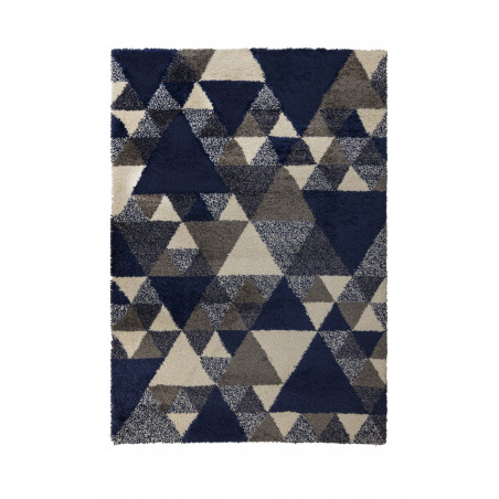Tapis de salon Géométrique Dakari Nuru Navy Tapis de salon Géométrique Dakari Nuru Navy