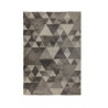 Tapis Design Géométrique Dakari Nuru Gris et Ivoire Tapis Design Géométrique Dakari Nuru Gris et Ivoire