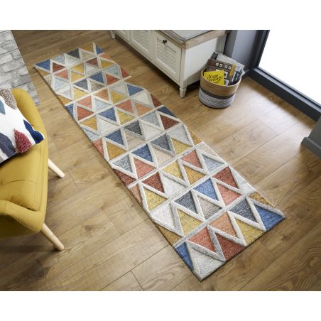 Tapis pure laine Géométrique Moda Moretz multicolore Tapis pure laine Géométrique Moda Moretz multicolore