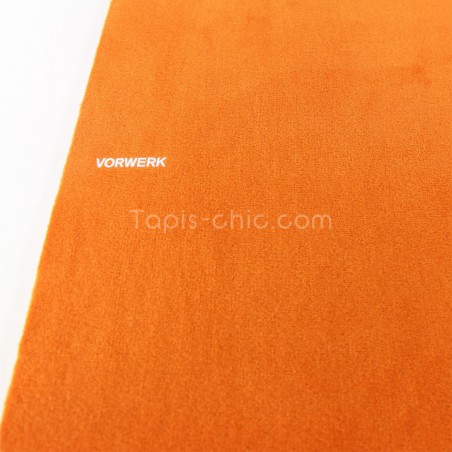 Tapis sur mesure rond Orange par Vorwerk gamme Modena Tapis sur mesure rond Orange par Vorwerk gamme Modena