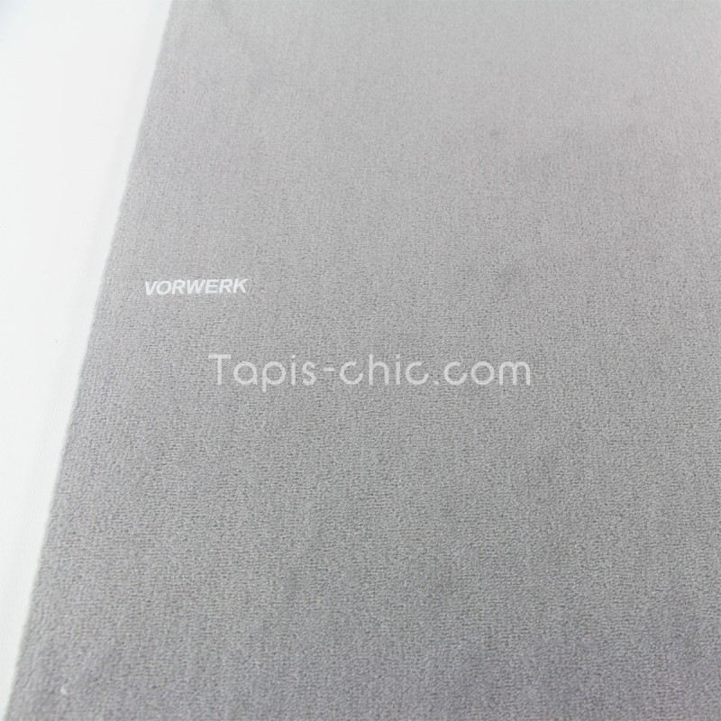 Tapis sur mesure rond Gris Clair par Vorwerk gamme Modena bordure