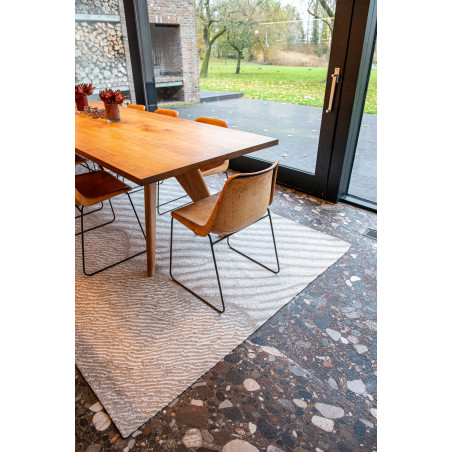 Tapis de salon Shores Amazon Mud en coton et polyester Tapis de salon Shores Amazon Mud en coton et polyester
