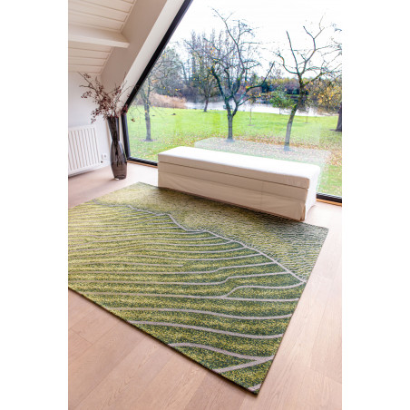 Tapis de salon Shores Gambia Coast en coton et polyester Tapis de salon Shores Gambia Coast en coton et polyester