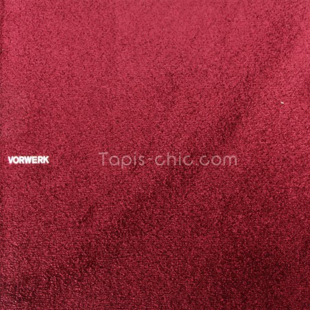 Tapis sur mesure Rouge Bordeaux gamme Lyrica par Vorwerk Tapis sur mesure Rouge Bordeaux gamme Lyrica par Vorwerk