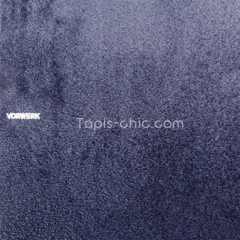 Tapis sur mesure Bleu Marine gamme Lyrica par Vorwerk detail couleur