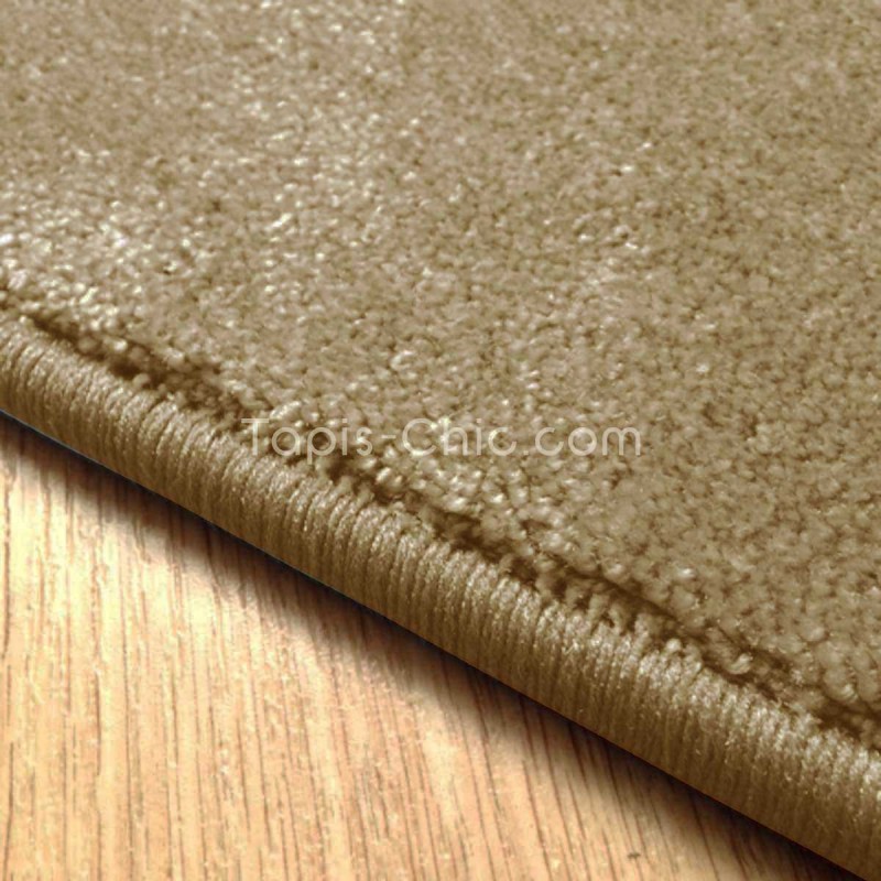 Tapis sur mesure Taupe gamme Lyrica par Vorwerk surjet