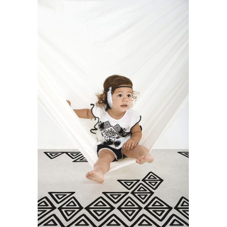 Tapis d'enfant en coton rectangulaire Boho Chic Tapis d'enfant en coton rectangulaire Boho Chic