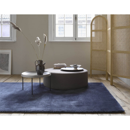 Tapis shaggy bleu pétrole haut de gamme Tapis shaggy bleu pétrole haut de gamme