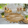 Tapis d'entrée en jute Lunara Rond Ochre Tapis d'entrée en jute Lunara Rond Ochre