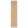 Tapis d'extérieur en coton recyclé Malmo ocre Tapis d'extérieur en coton recyclé Malmo ocre