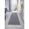 Tapis d'extérieur résistant noir et blanc Tapis d'extérieur résistant noir et blanc