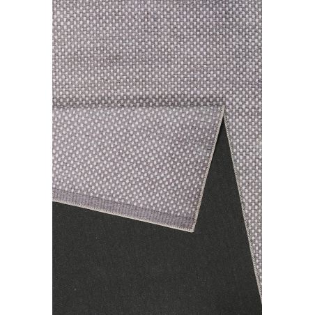 Tapis de bureau tissé en coton recyclé Primi Gris Tapis de bureau tissé en coton recyclé Primi Gris