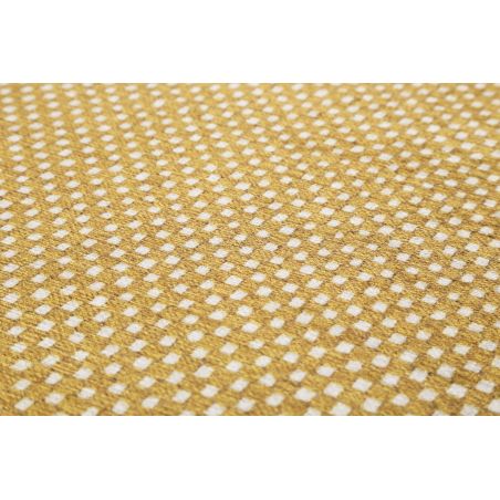 Tapis de bureau tissé en coton recyclé Primi Moutarde Tapis de bureau tissé en coton recyclé Primi Moutarde