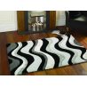 Tapis de salon en laine dans les tons noirs Tapis de salon en laine dans les tons noirs