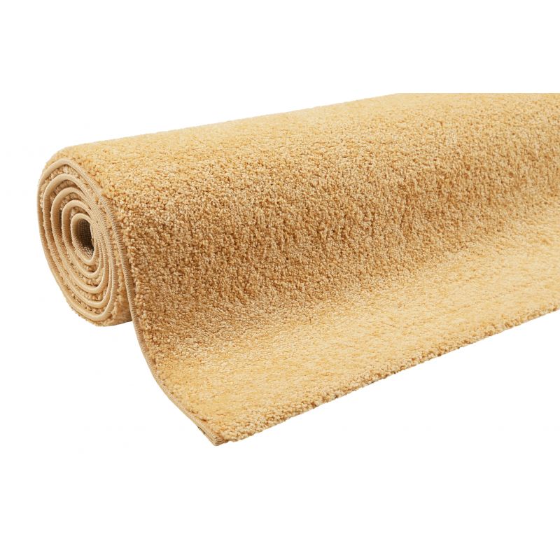 Tapis de salon tissé en polypropylène California pêche