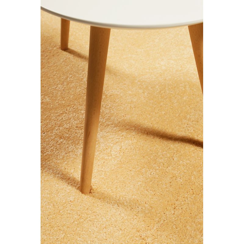 Tapis de salon tissé en polypropylène California pêche