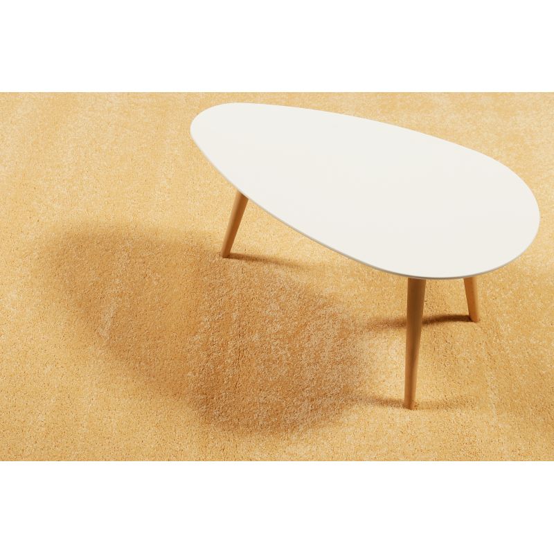 Tapis de salon tissé en polypropylène California pêche