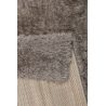 Tapis de salon tissé en polyester City Glam gris