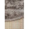 Tapis de salon tissé en polyester City Glam gris
