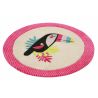 Tapis d'enfant en polyester E-Toucan rond rose Tapis d'enfant en polyester E-Toucan rond rose