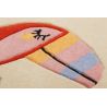 Tapis d'enfant en polyester E-Toucan rond bleu Tapis d'enfant en polyester E-Toucan rond bleu