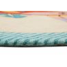Tapis d'enfant en polyester E-Toucan rond bleu Tapis d'enfant en polyester E-Toucan rond bleu