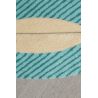 Tapis d'enfant en polyester E-Toucan rond bleu Tapis d'enfant en polyester E-Toucan rond bleu