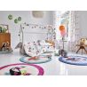Tapis d'enfant en polyester E-Toucan rond bleu Tapis d'enfant en polyester E-Toucan rond bleu