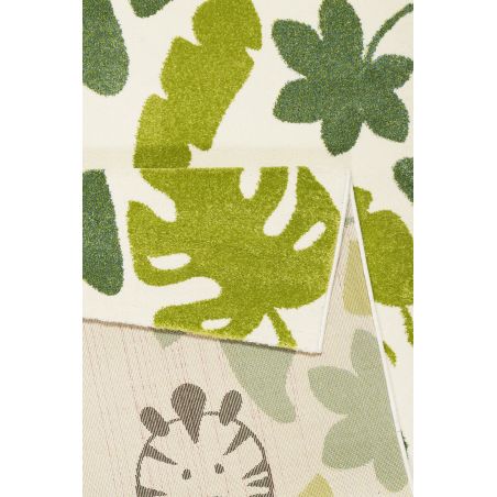 Tapis d'enfant en polypropylène Safari vert Tapis d'enfant en polypropylène Safari vert